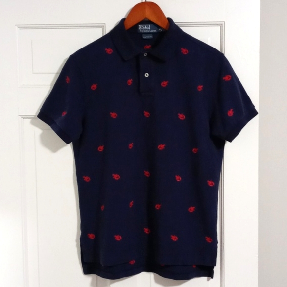 Polo Ralph Lauren Other - 🦞RARE/VTG Polo Ralph Lauren🦞 - Navy/Red Embroidered Lobster S/S Polo